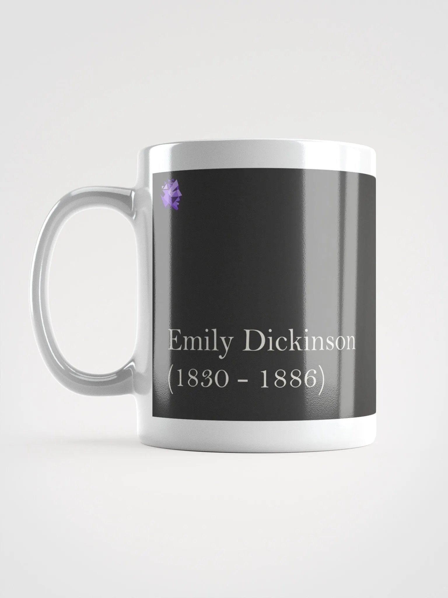 Emily Dickinson Portrait White Mug product image (6)