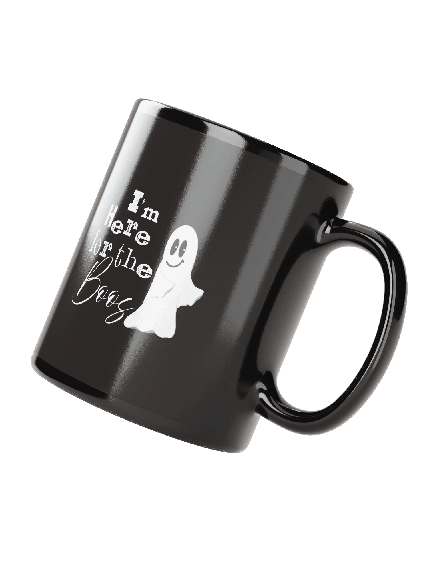 I'm Here for the Boos – Funny Ghost Halloween Ceramic Mug product image (3)