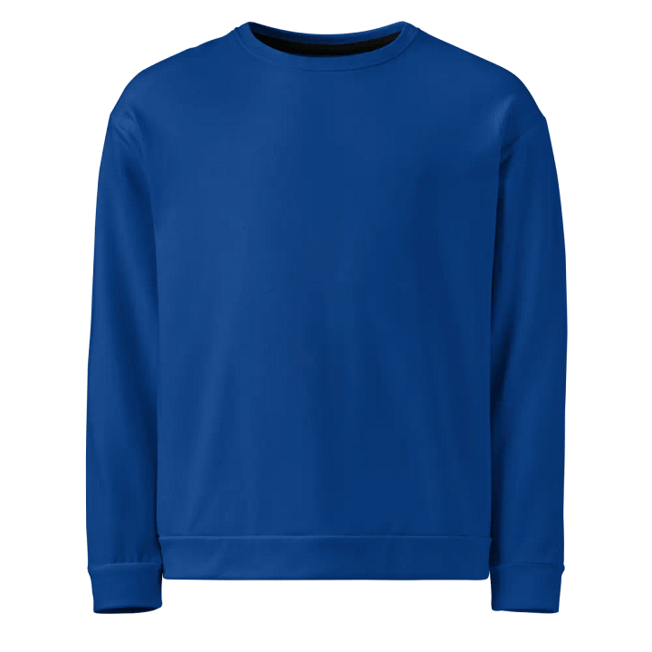 Plain Navy-Blue Light Summer Unisex Recycled Polyester Heavyweight Premium Sweatshirt by Treasure Pie product image (1)