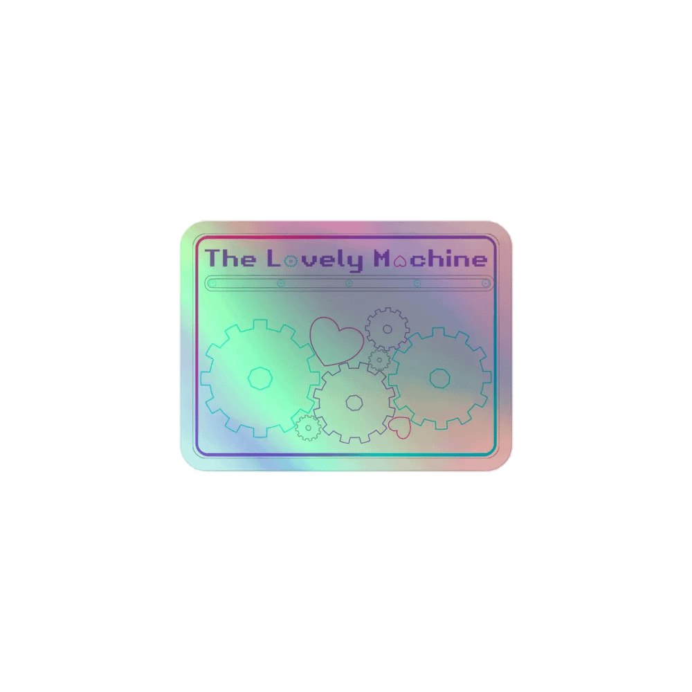 The Lovely Machine Holographic Sticker product image (1)