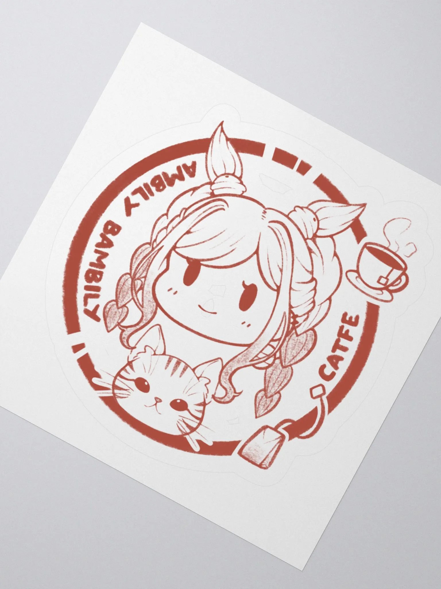 Ambily Catfe Sticker product image (4)