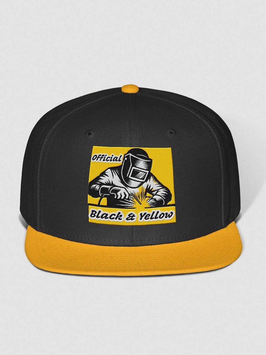 Official Black & Yellow Welding Steel Snapback product image (1)