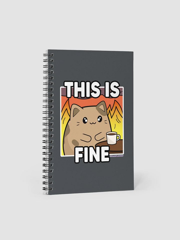This is Fine Spiral Notebook - Grey product image (1)