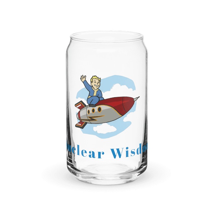 Nuclear Wisdom Can Shaped Glass Cup product image (2)