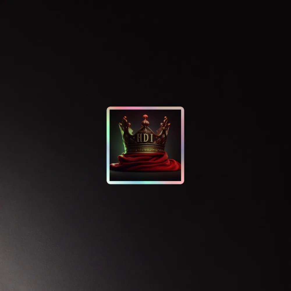 HDI Gold Crown - Holographic Sticker product image (2)