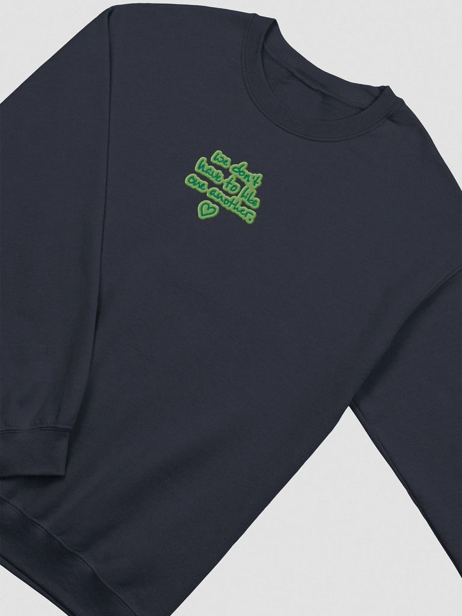 ONE ANOTHER (leaf design) embroidered crewneck product image (1)