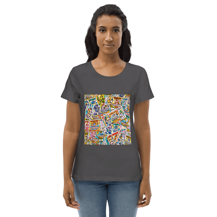 Jugoslovenski inflatorni dinar 1993 (Kolaž/mozaik) Stanley/Stella Women's Fitted Eco Tee product image (1)