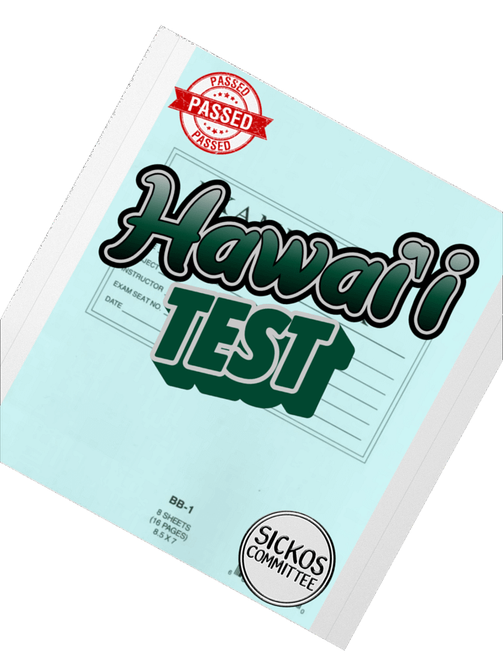 Hawaii Test Sticker product image (2)