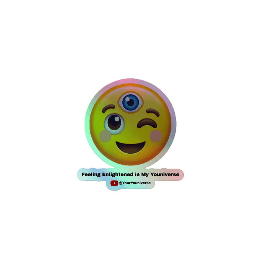 Feeling Enlightened in My Youniverse Holographic Sticker Sheet product image (1)