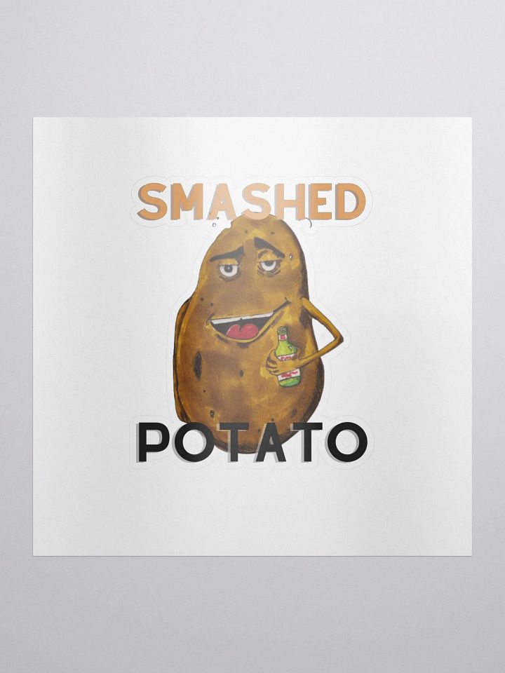 Smashed Potato Sticker, Large product image (1)