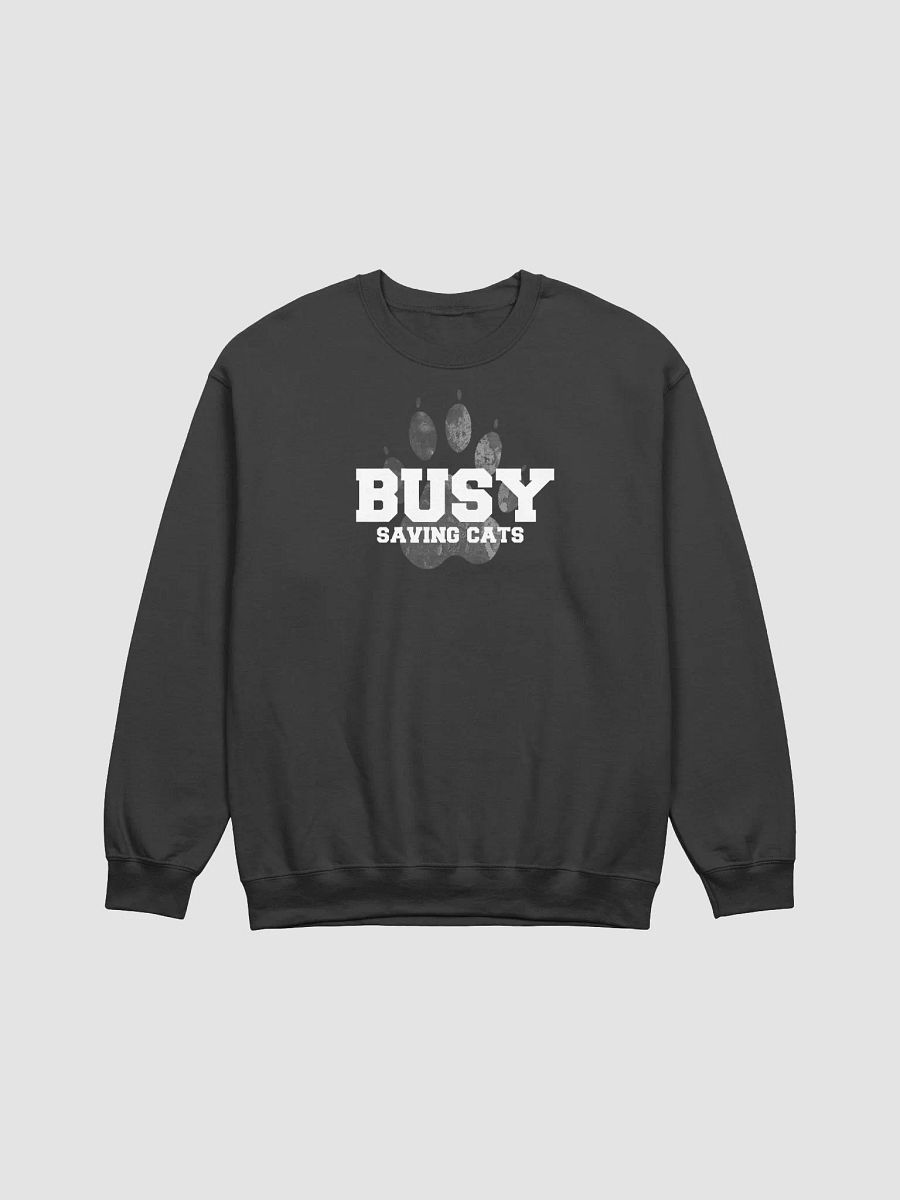 busy saving cats crewneck product image (1)