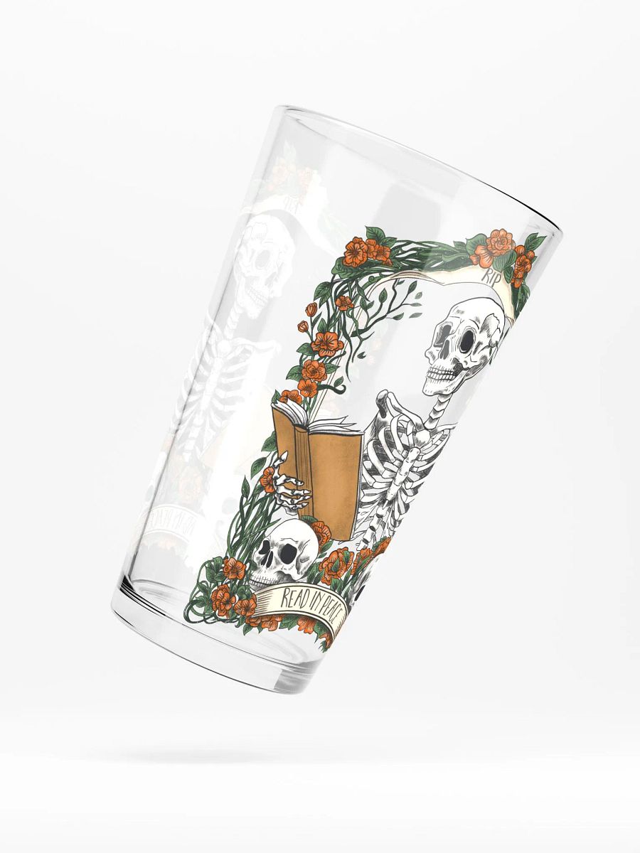 Read in Peace tall glass product image (5)