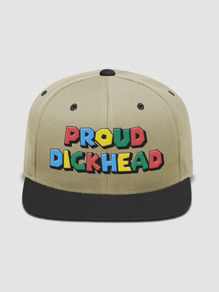 Proud Dickhead Embroidered Snapback Hat - Unisex product image (4)