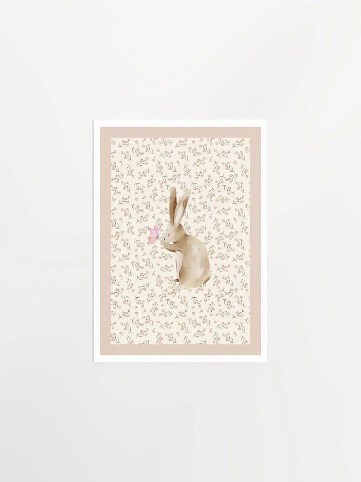 Bunny Boho Nursery Print 2 product image (2)