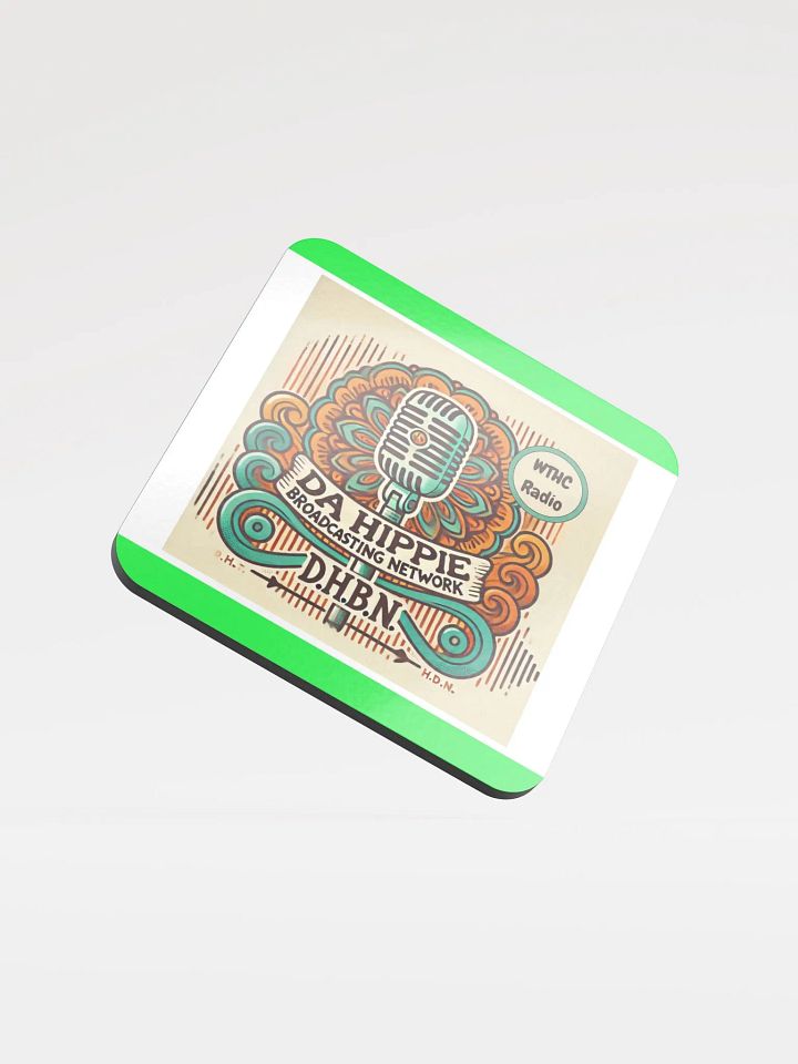 Da Hippie Harmonies Cork Coaster product image (1)