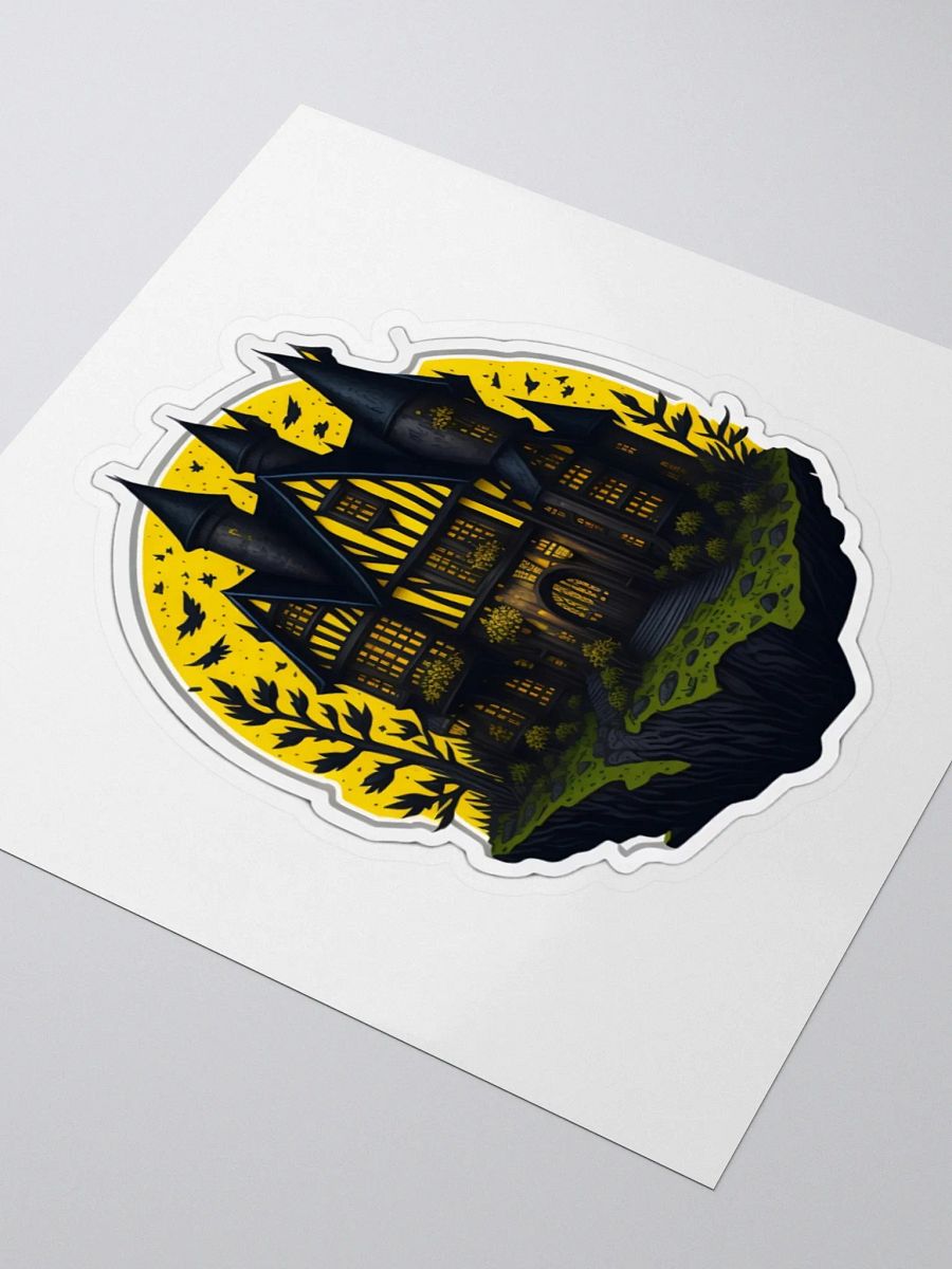 Ethereal Yellow Castle Sticker product image (11)
