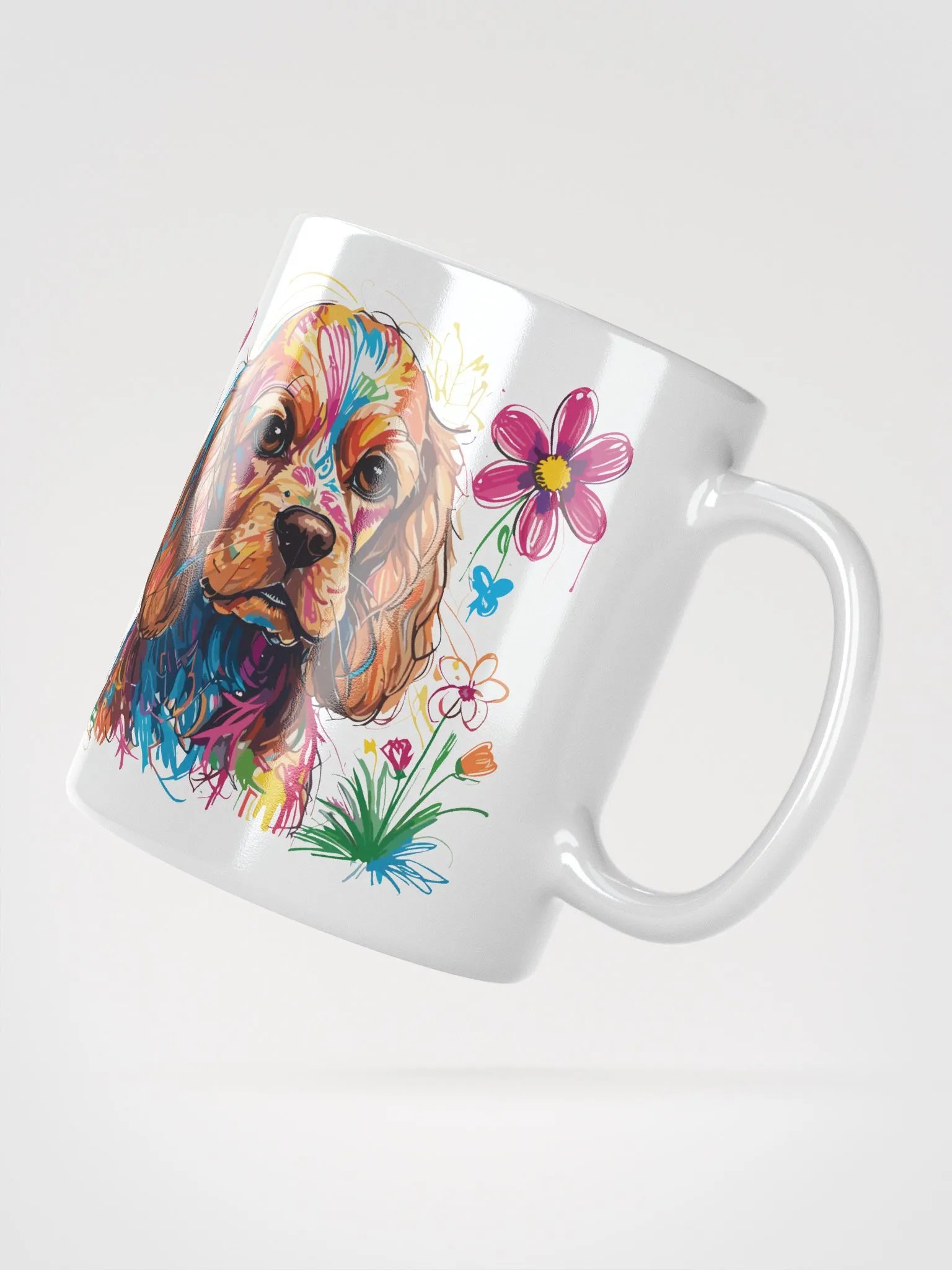 Scribbles Cocker Spaniel 1 , Mug product image (2)