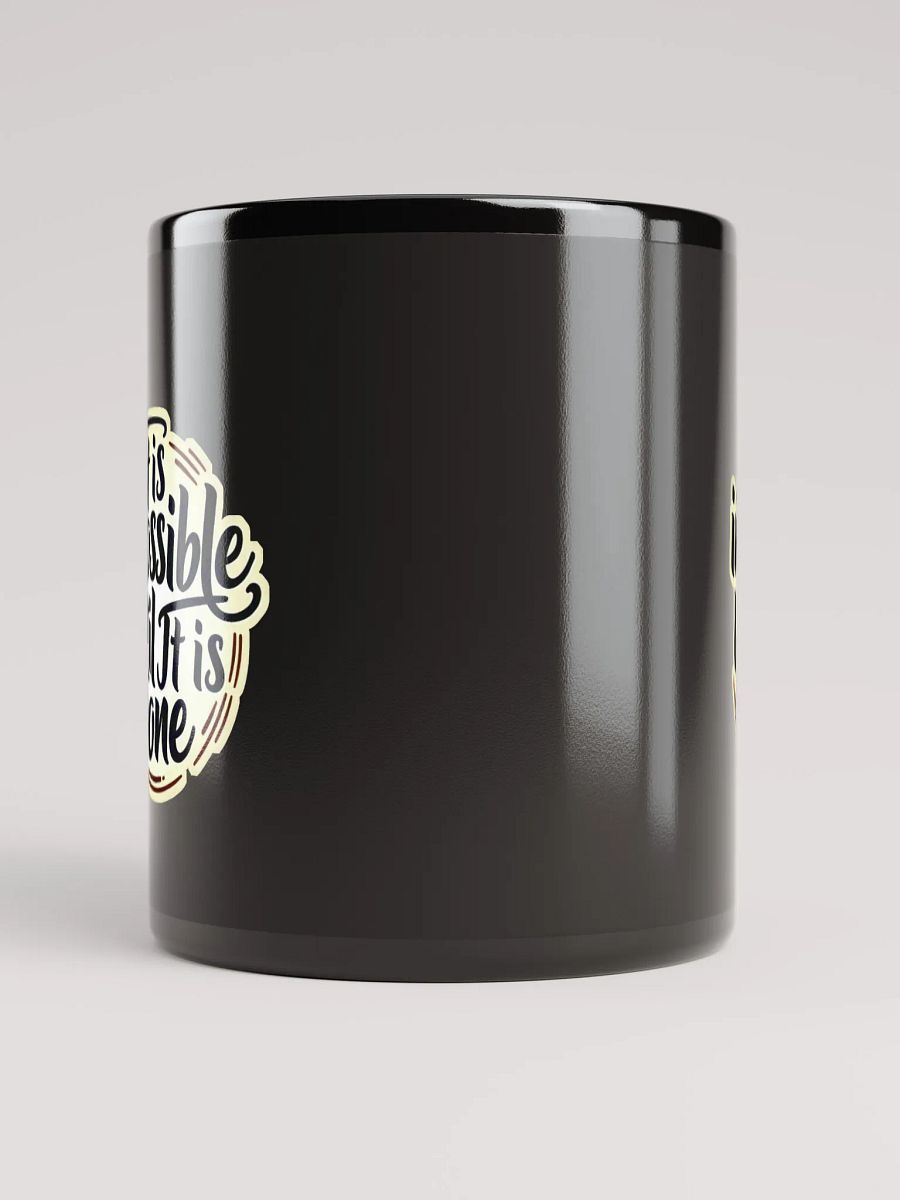 Motivational Quote Black Glossy Mug product image (5)