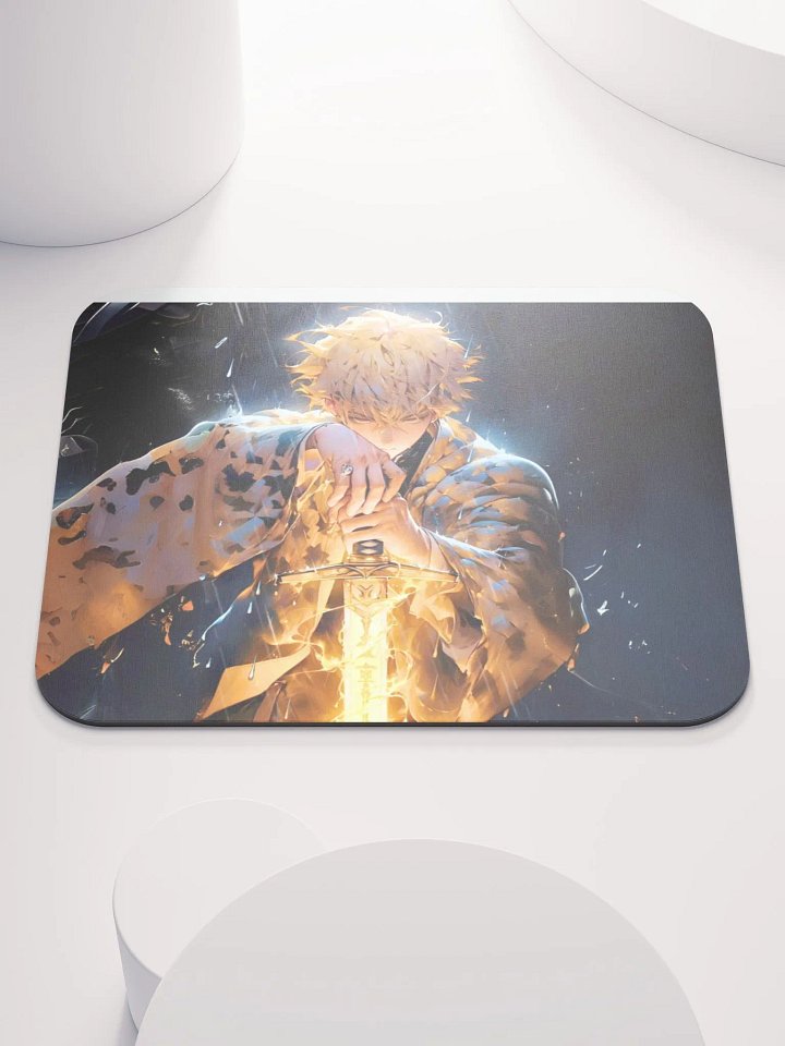 Mouse Mat, Gaming Mouse Pad, Non-Slip Rubber Base, Waterproof Surface, Premium-Textured, Compatible with Laser and Optical Mice product image (1)