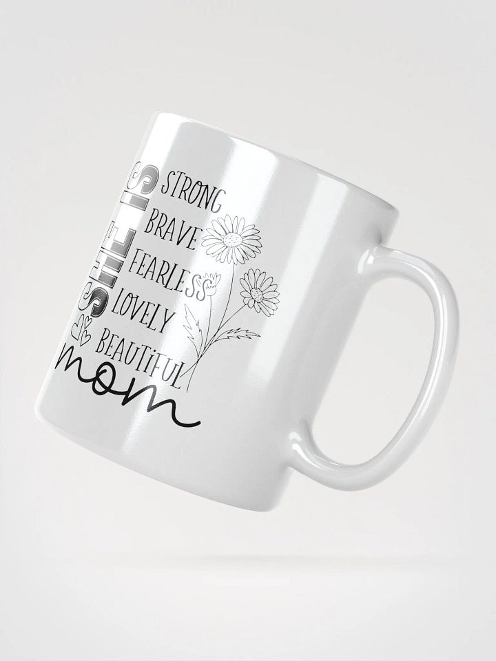Vertical Vibes White Glossy Mug product image (6)