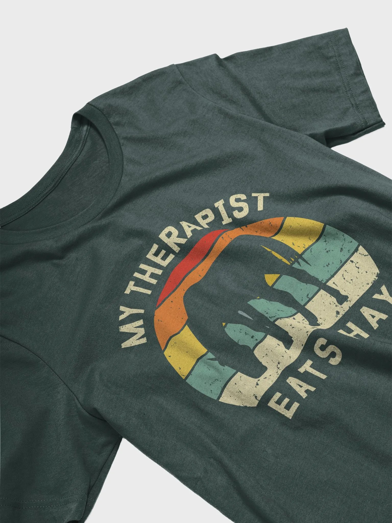 "My therapist eats hay" t-shirt product image (3)