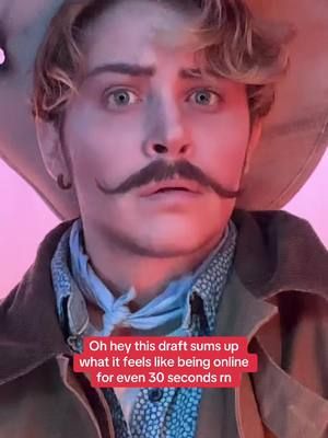 The og caption was going to be “Don’t put the bard in charge of keeping the party informed. He’s simple.” I believe we can be that young and carefree again 🥲 #yeehaw #dnd5e #dndmeme #costume #bard #western 