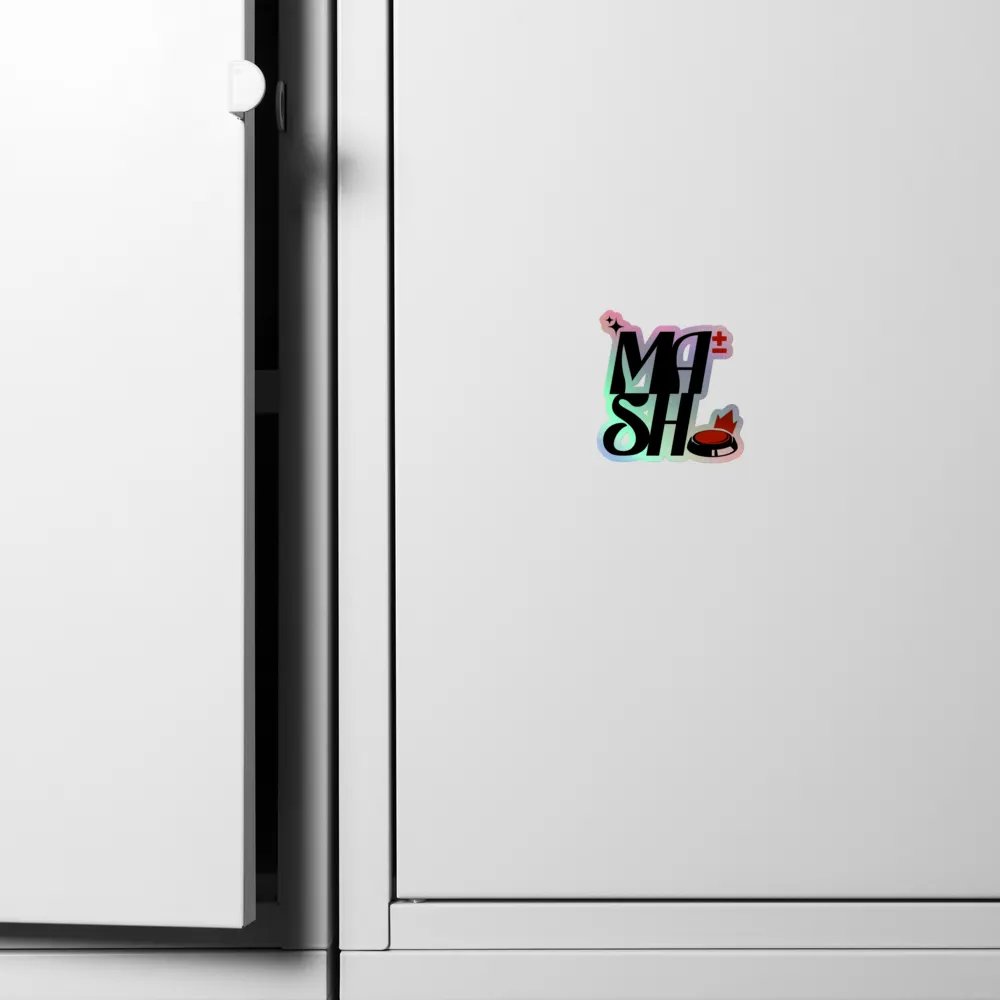 Official MASH Holo Die Cut Sticker product image (4)