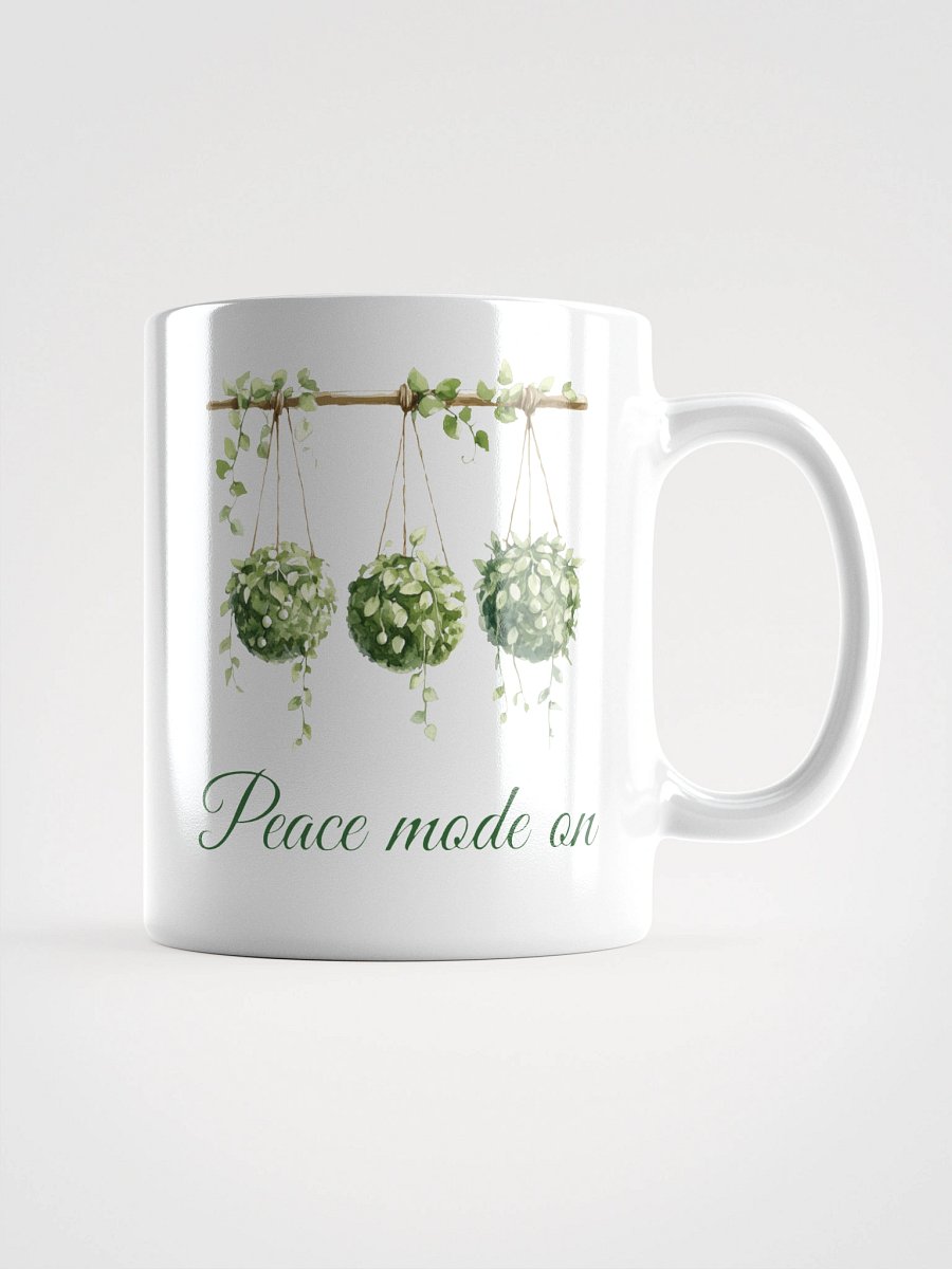 Peace Mode On Kokedama Coffee Mug (White) product image (4)