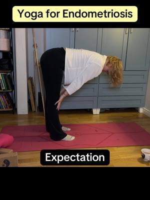 If you’ve shyed away from yoga for endometriosis bc you’re worried its too intense, to fast, to strenuous… me too girl. For years I did yoga, and I loved it! But sooo many of the styles and classes I went to were way to intense for me, especially during flares. Then I discovered calmer styles; hatha, yin, nidra & restorative. That’s the styles that ended up actually helping my endometriosis symptoms and inspiring me to become a yoga teacher myself!! Don’t get me wrong, I love an intense class that also provides strength and stamina training when my body allows it - but that’s not what I teach.  What I teach is classes designed for endo bodies, that are calm and nurturing where the focus is on connecting with your body, releasing deep tension and working with the nervous system - bc those are the parts of yoga that is so beneficial for endo!! So if you want to try yoga for endo - you’re in the right place. No pressure, no performance, just gentle movement to aid your body❤️‍🩹🫂 #endometriosis #endowarrior #chronicillness #selfcare #womenshealth 