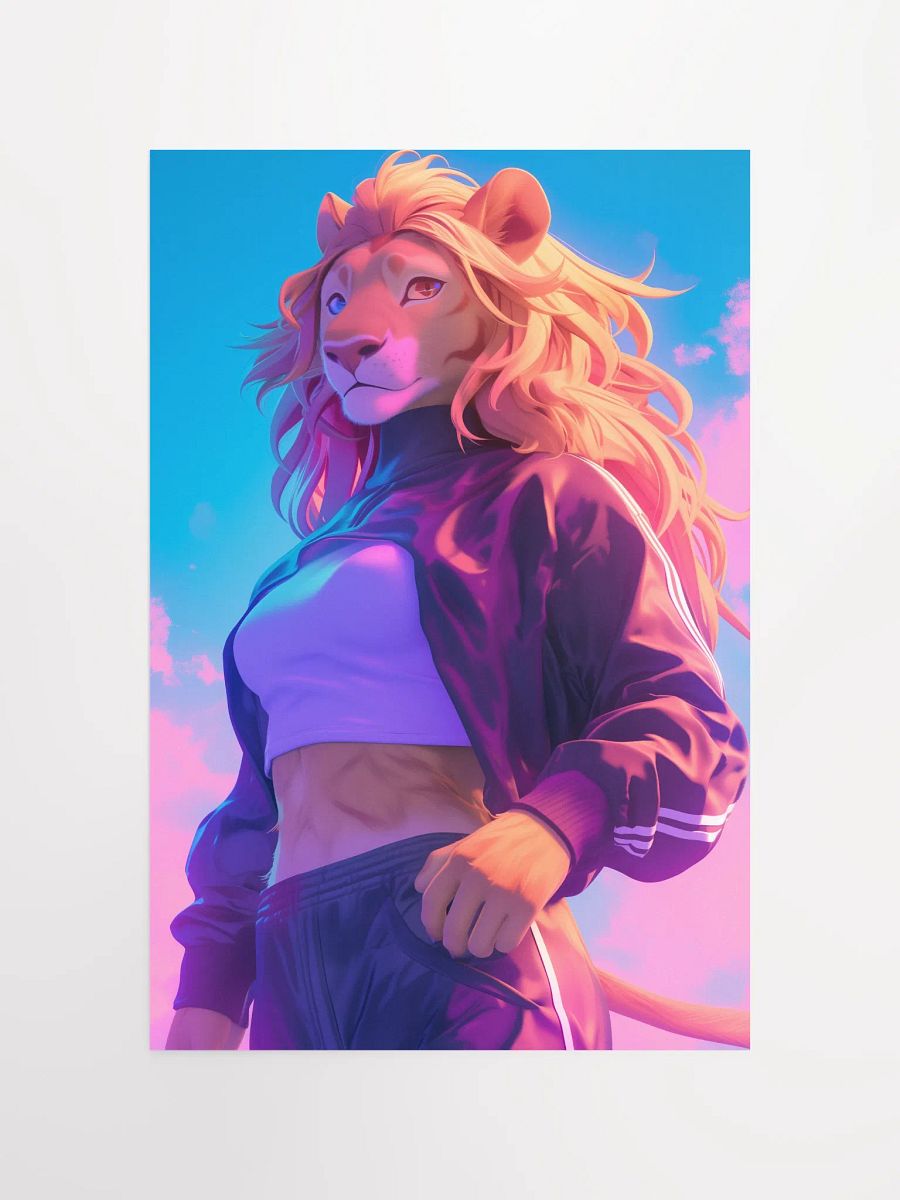 Lionhearted Fashionista Matte Poster product image (4)