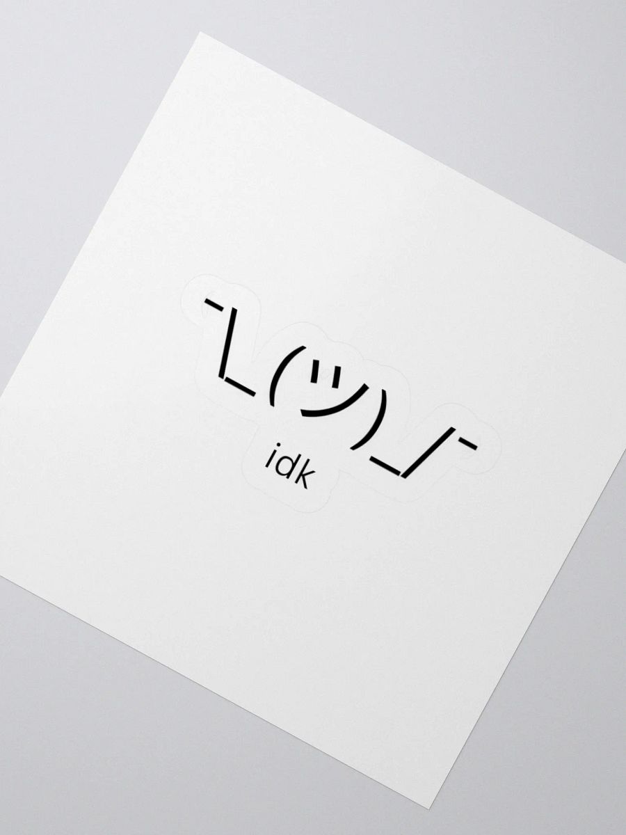 Shrug Sticker product image (7)