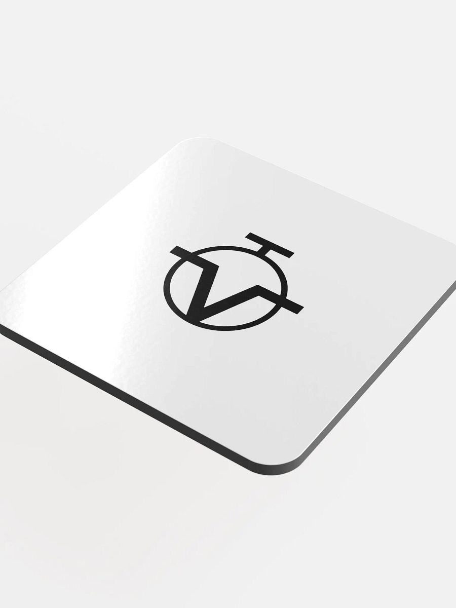 Glossed Cork OVT Coaster - Eco-Friendly Minimalist Design product image (4)