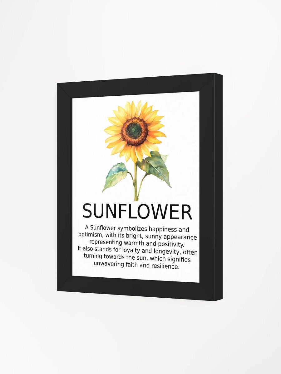 Sunflower of Happiness Framed Poster product image (3)
