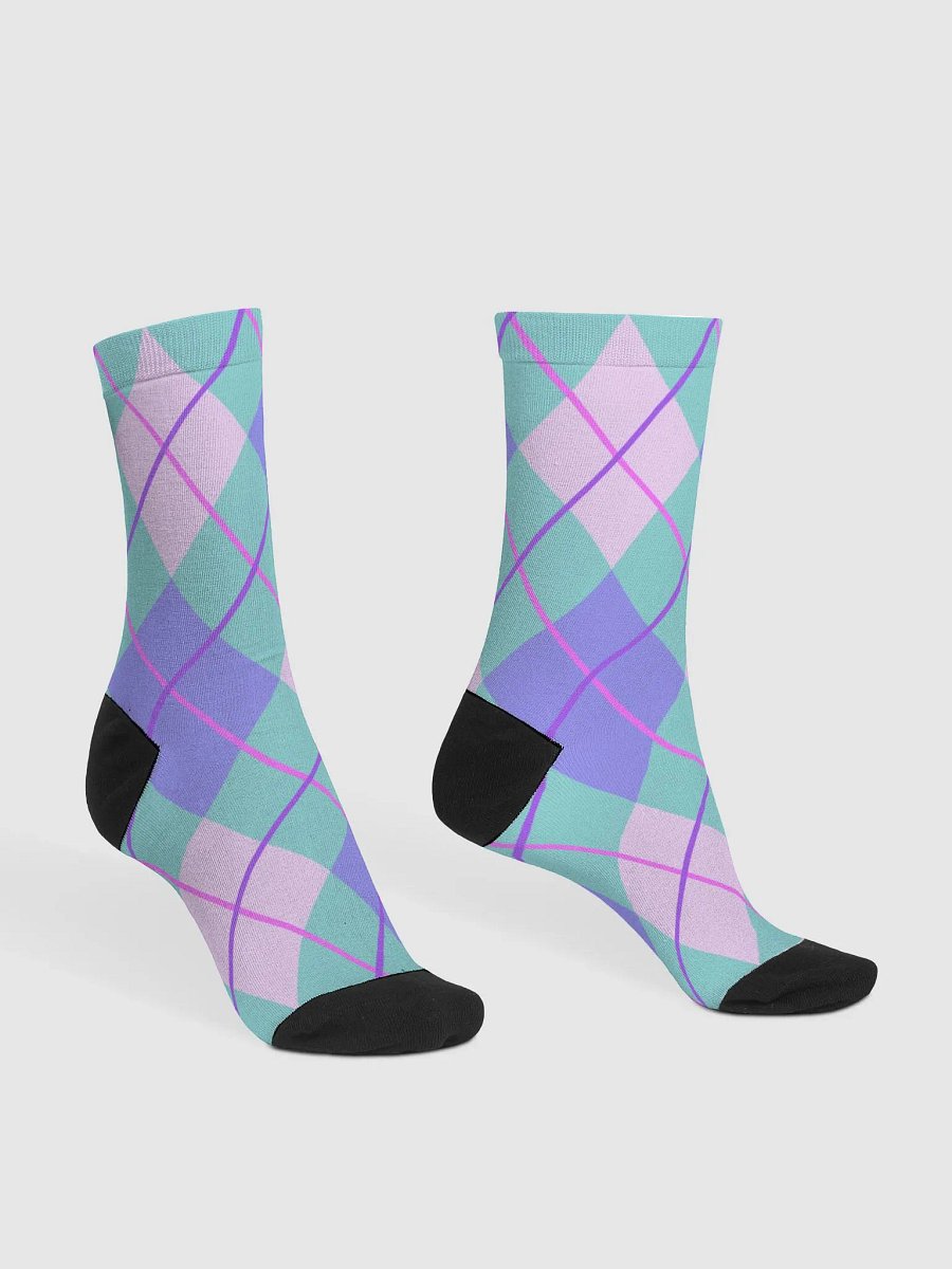 Argyle Chic Crew Socks product image (3)