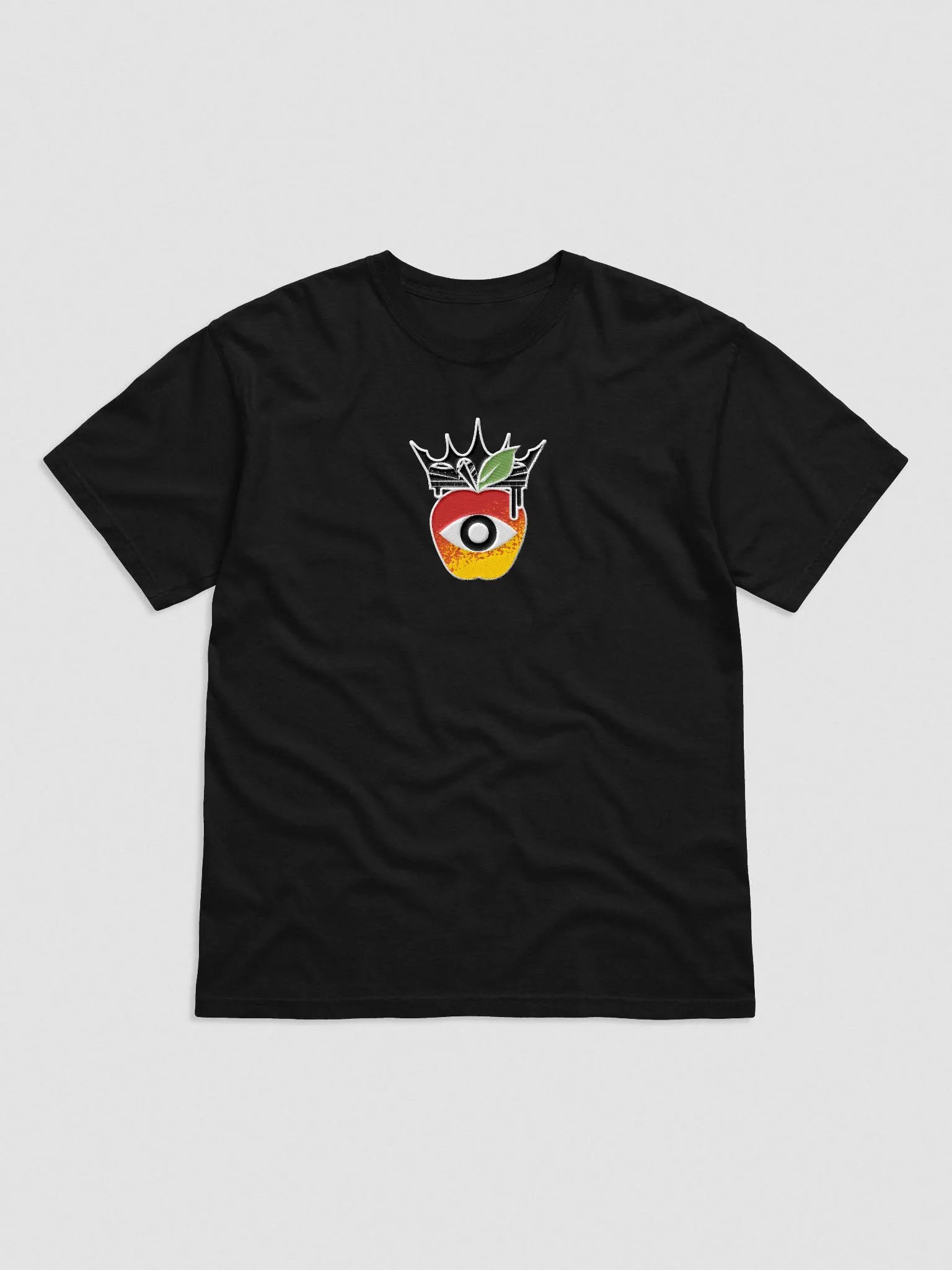 Crowned Apple (Color) Embroidered ✦ Comfort Colors Garment-Dyed Heavyweight T-Shirt product image (4)
