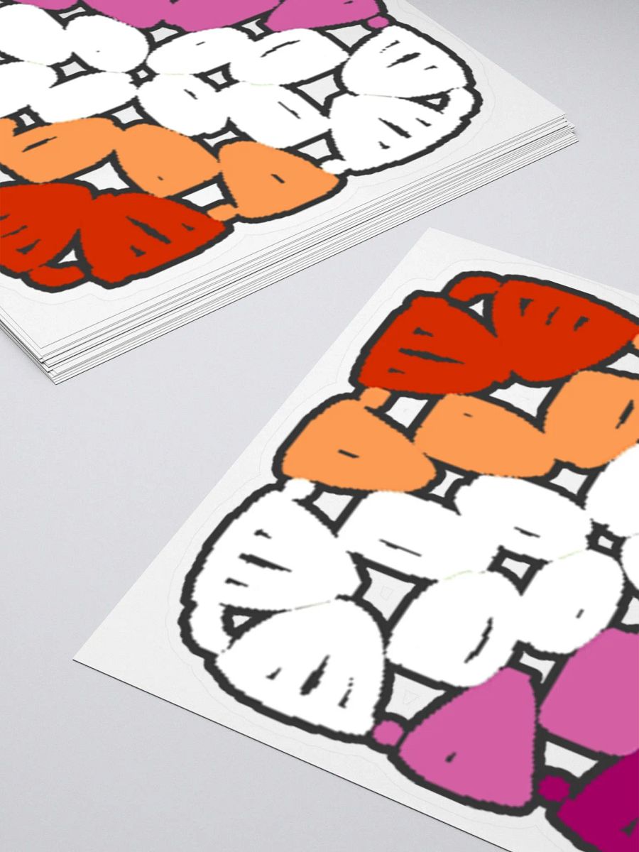 Loop Together Lesbian Pride Sticker product image (4)
