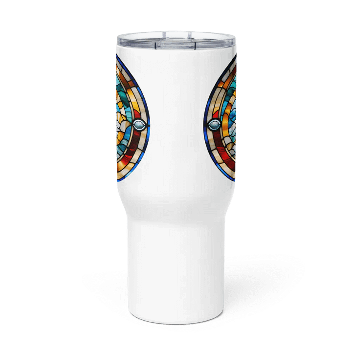 Spiritual Aquarius - Unique Travel Mug Design - Circle Energy product image (2)
