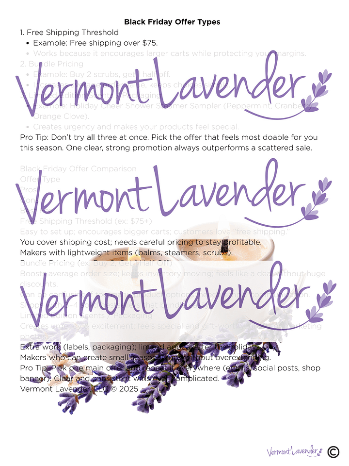 Black Friday Success Guide for Handmade Business Owners product image (2)