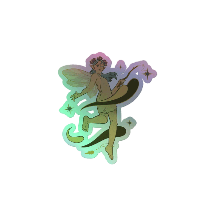 Enchanted Fairy Wand Holographic Sticker Set product image (2)