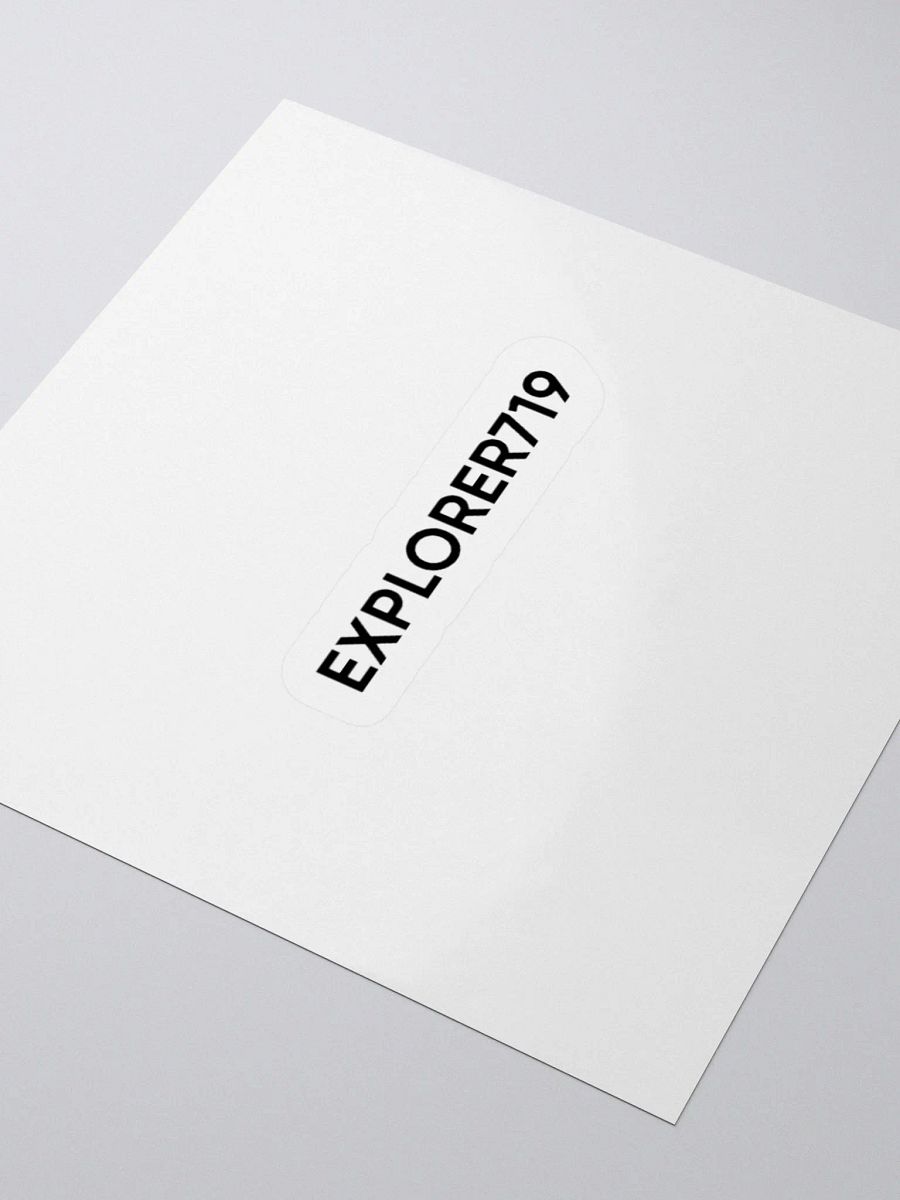 Explorer719 Logo Sticker product image (3)