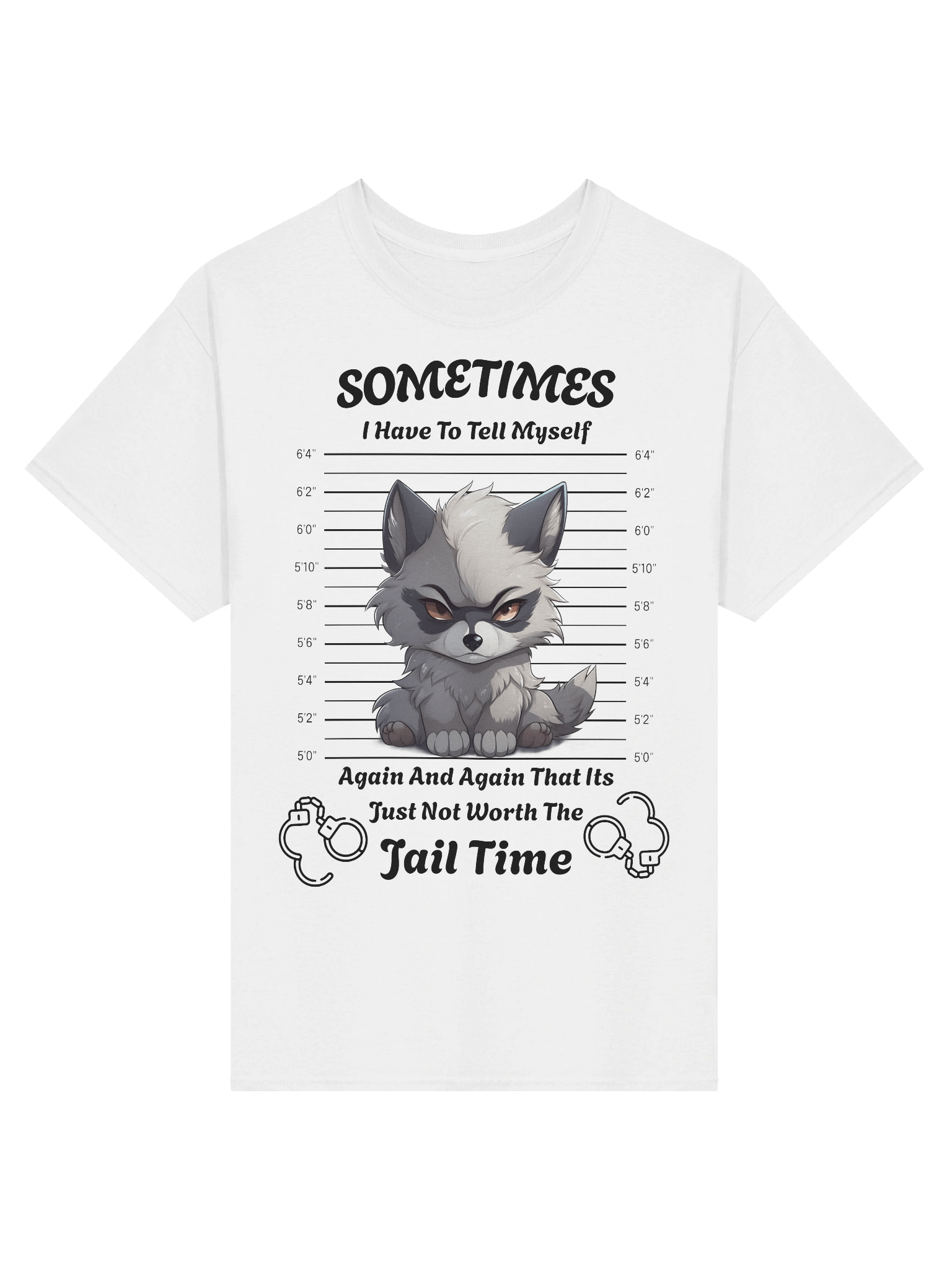 Jail Time Shirt-White product image (1)
