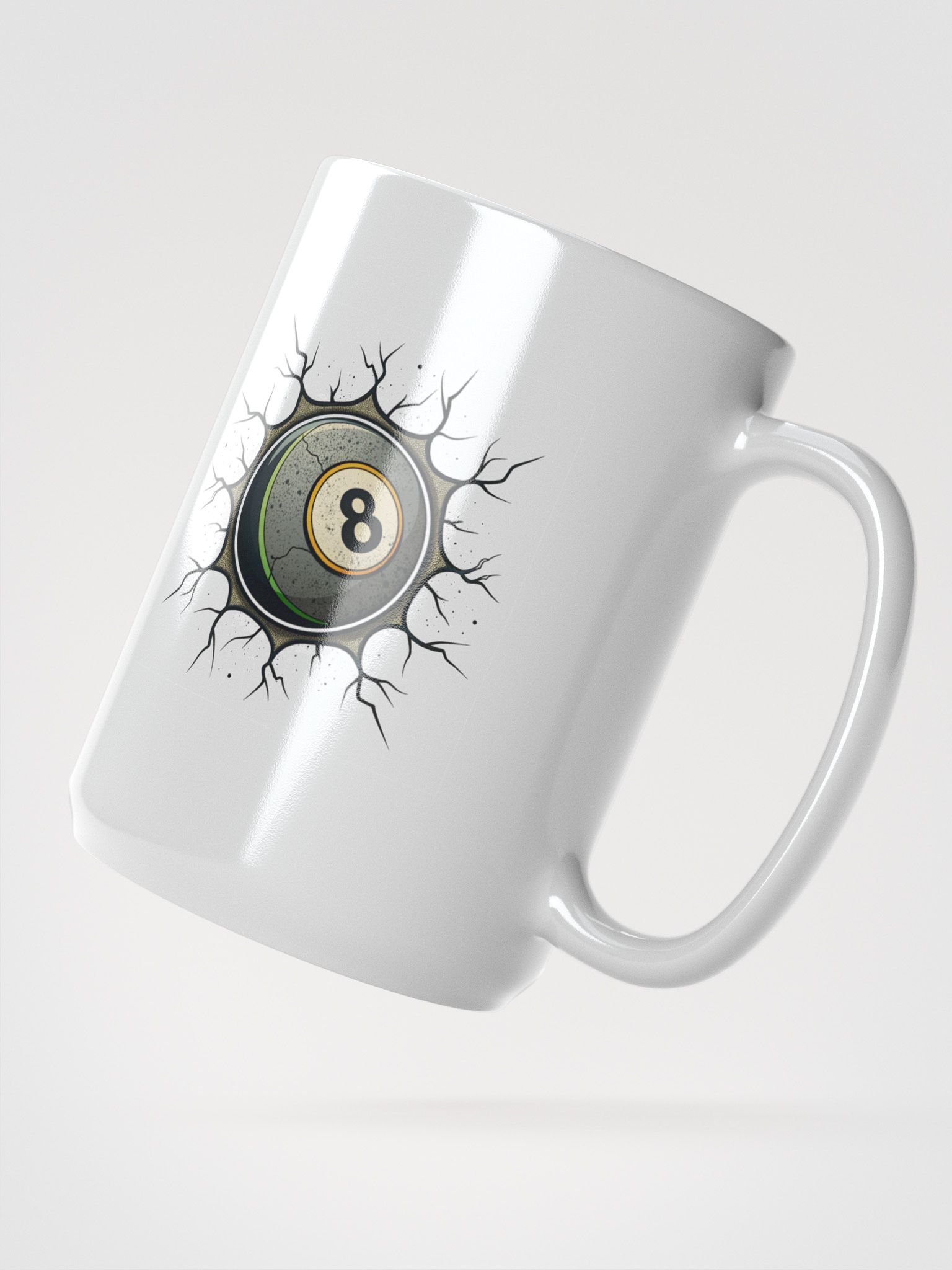 Cracked 8-Ball Web Mug product image (3)
