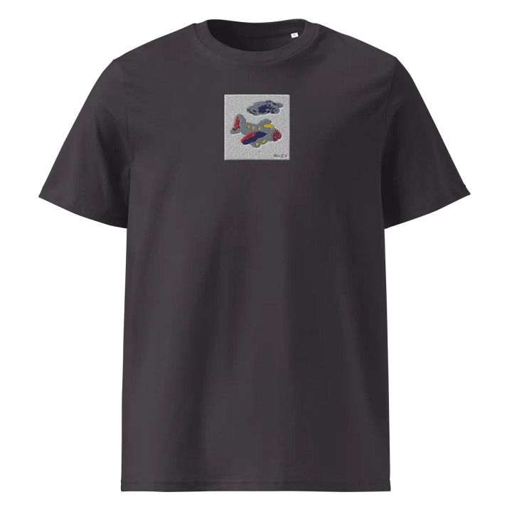 Kid Airplane (Stanley/Stella Unisex Organic Ribbed Neck T-Shirt) product image (6)