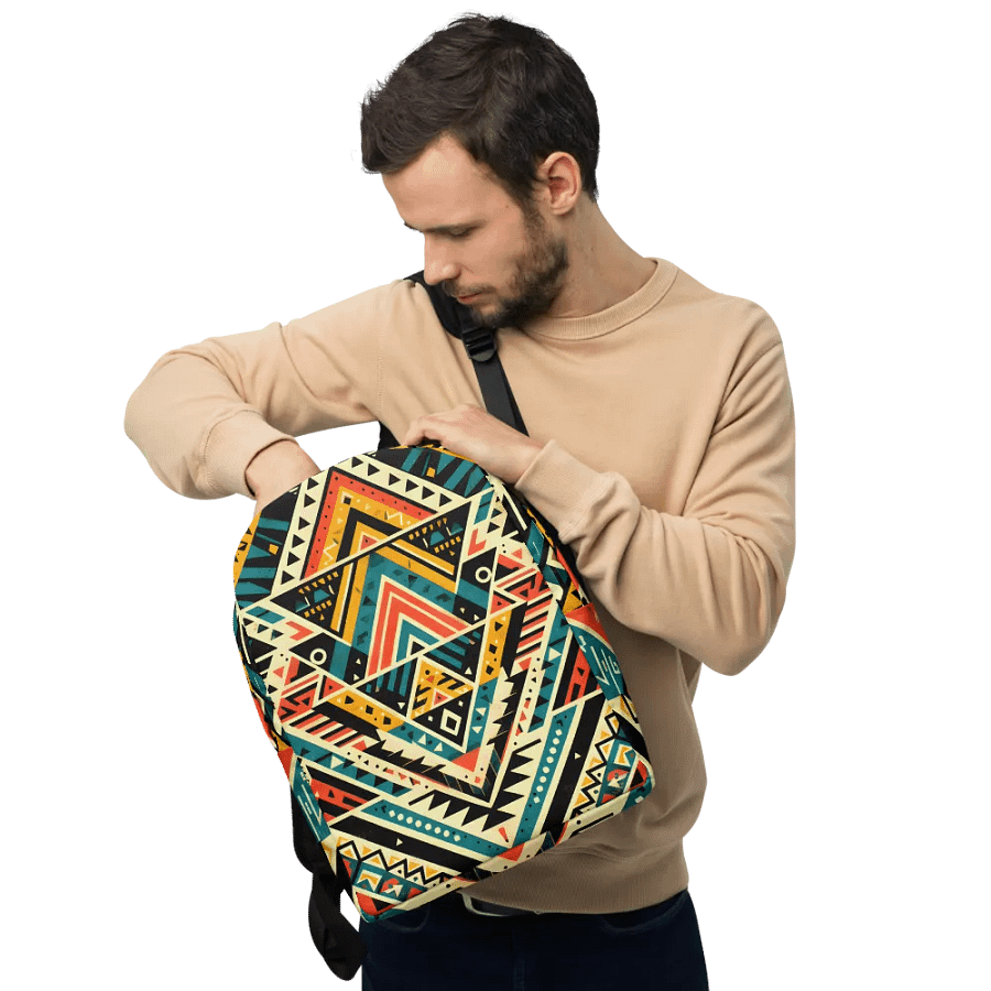 Premium Aztec Fusion Minimalistic Backpack product image (12)