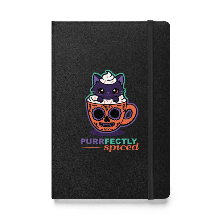 Purrfectly Spiced Hardcover Bound Lined Notebook product image (1)