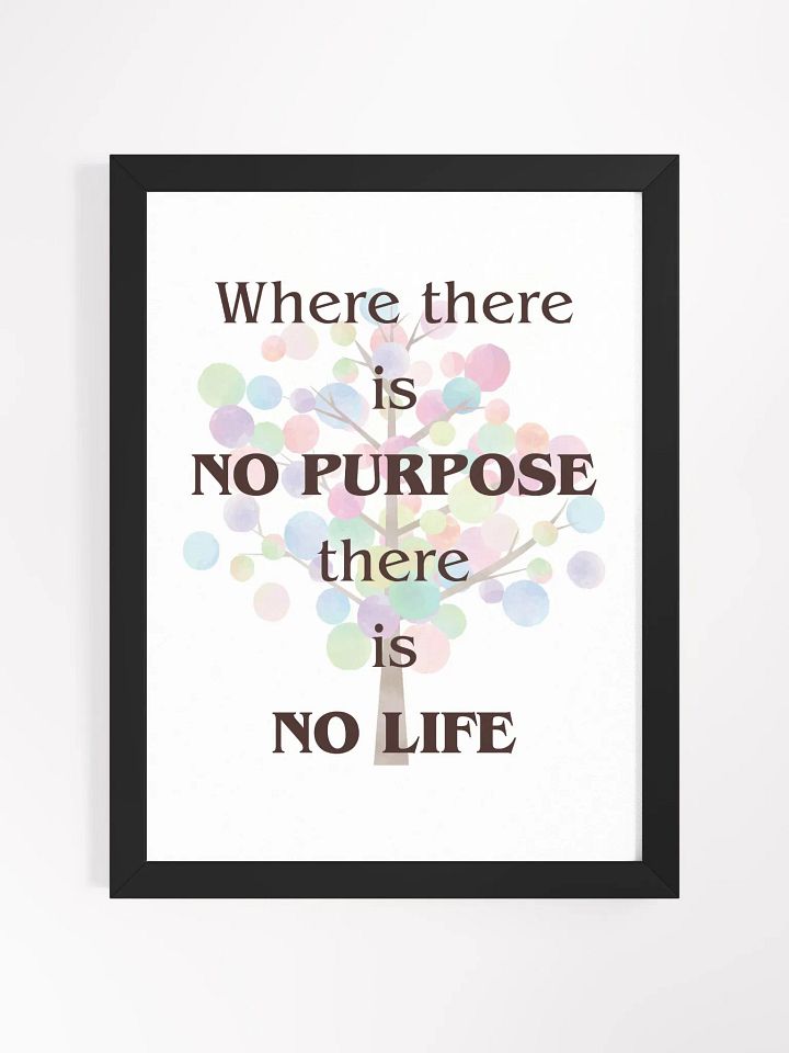 Purposeful Tree of Life Framed Poster product image (1)