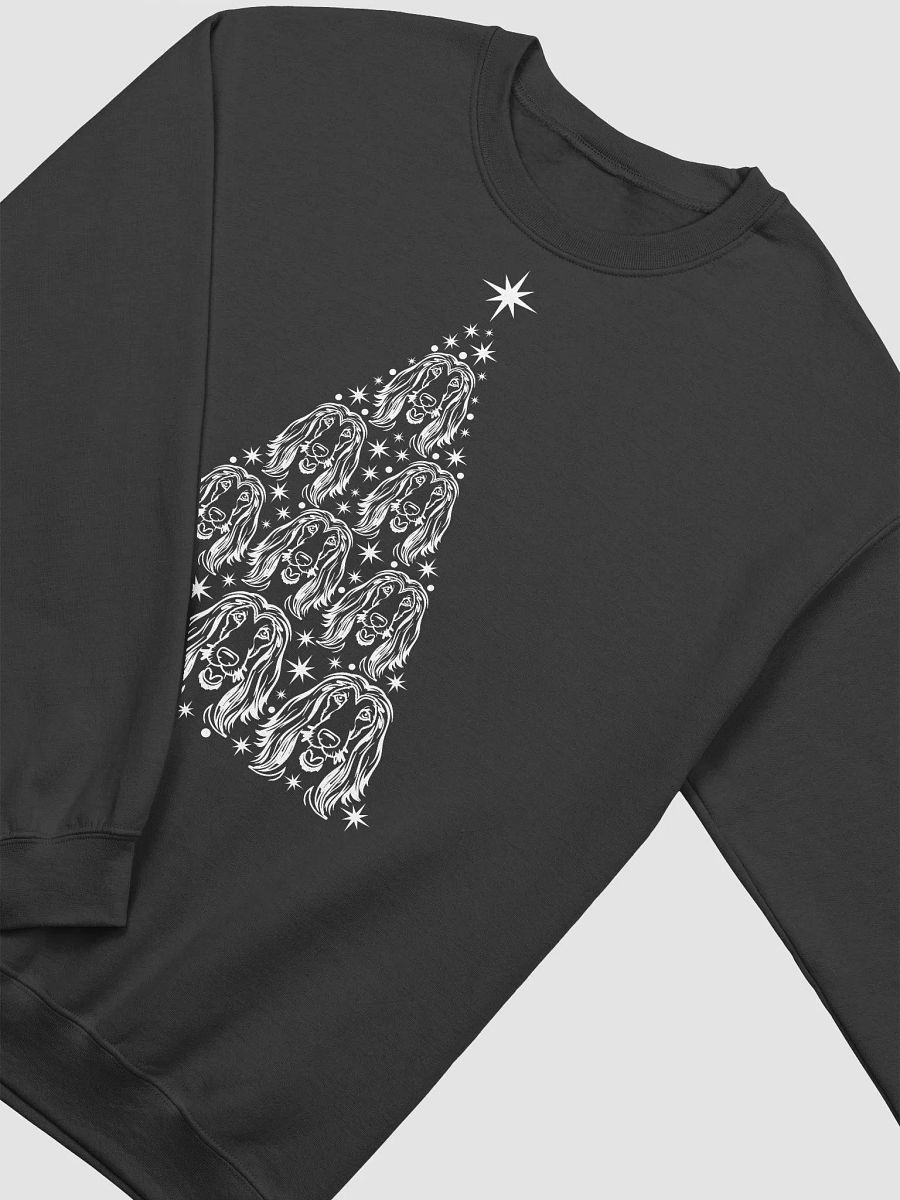 Afghan Hound Christmas Tree Sweatshirt Design for Afghan Hound Paw-rents product image (4)