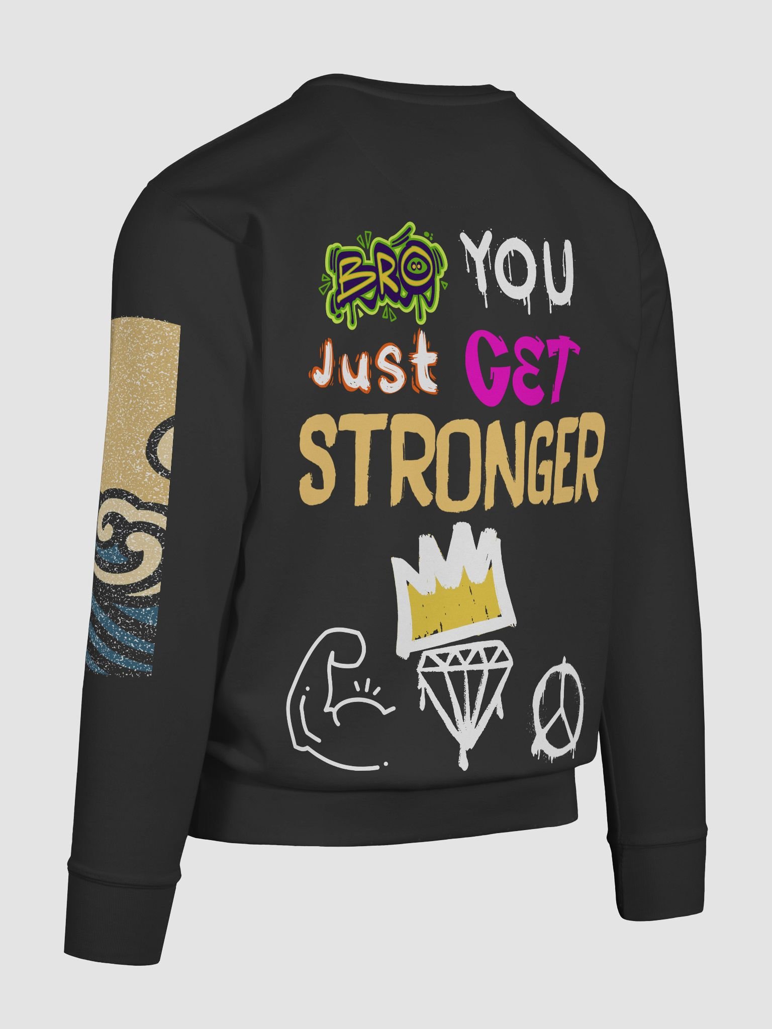 Strength Sweater – 40 Years Edition whiteout product image (12)