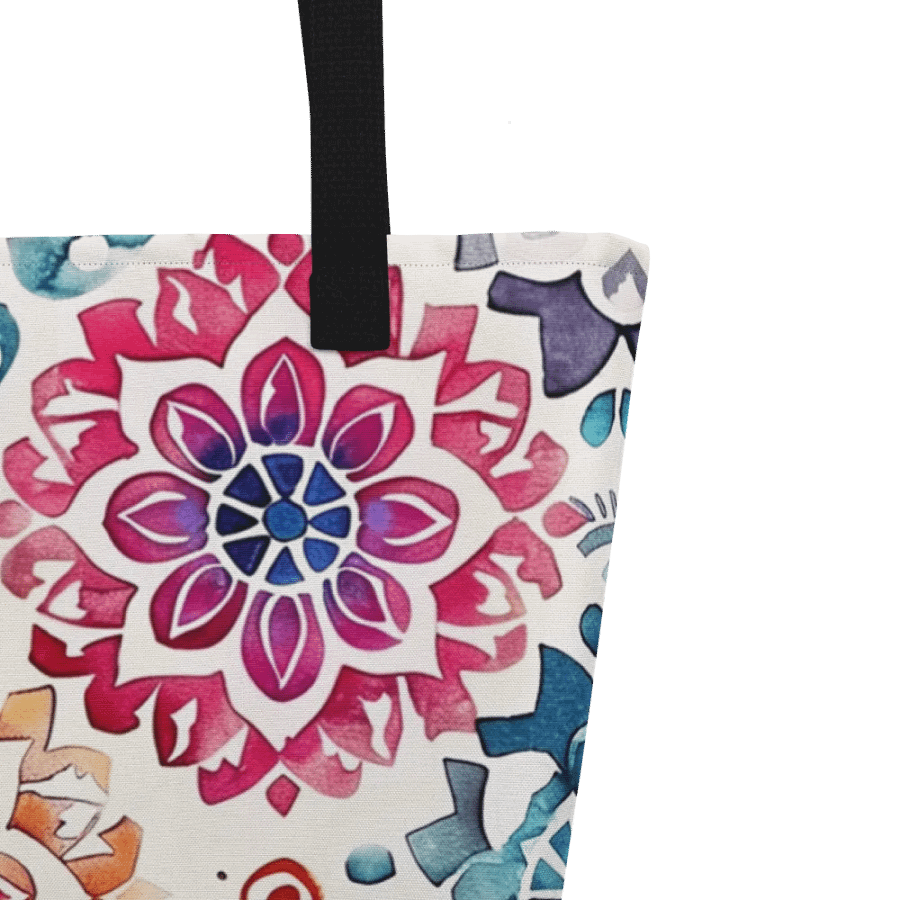 Mandala Mosaic Polyester Tote Bag product image (3)