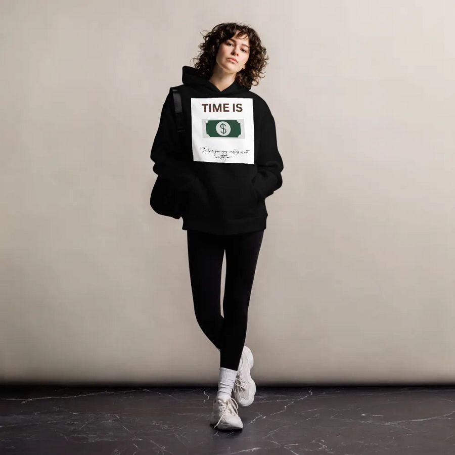Time is Currency Oversized Hoodie product image (8)